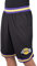 Ultra Game Men's Active Knit Training NBA Herren Woven Team Logo Poly Mesh Basketball Shorts, Schwarz, Small