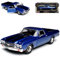 Motormax Chevrolet Chevy EL Camino Blau mit Schwarzen Streifen Pick-up 3. Generation 1968-1972 1/24 Modell Auto