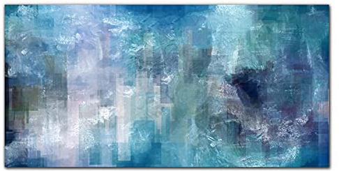 Coloray Crédence de Cuisine 100x50cm Protection Fiable Adhésive Décoration de Cuisine Murale Dosseret en Verre Trempé - Abstraction
