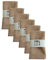 6er Set Stoffservietten Leinenservietten Baumwolle 100% Natur Leinen Tischdekoration Küche Esstisch Abendessen Cafe Restaurant 40*40CM Familienessen Hochzeiten Cocktail Startseite Weihnachten (Khaki)