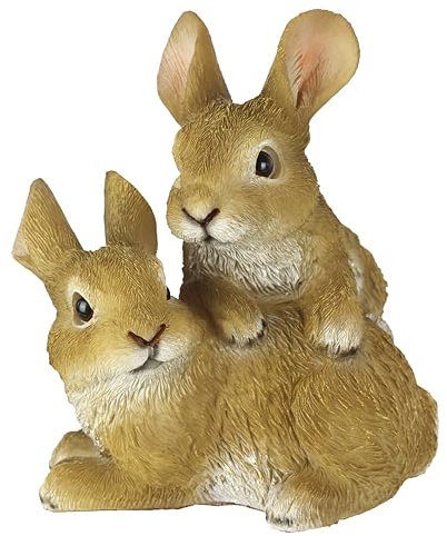 Flair Flower Dekofigur Hase aus Kunststein, 17 cm
