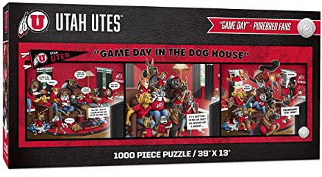 YouTheFan NCAA Utah Utes Game Day in The Dog House – 1000 Teile Puzzle