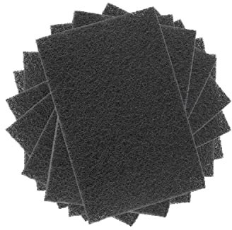 3M Intensive scouring pad-Black - 150 mm x 226 mm, Pack of 20