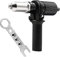 Rivet Gun Adapter with Removable Plastic Handle