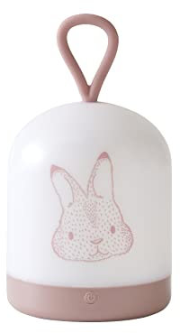 VERTBAUDET Nachtlicht, tragbar, Hase, Rosa
