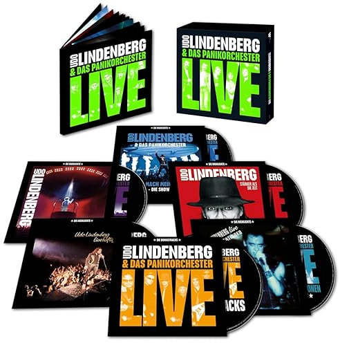 Udo Lindenberg & Das Panik-Orchester, Neues Album 2023, Live, 6 CD Box mit inkl. 44 Seiten Buch