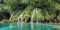 MIRRORANG 120x46cm Wasserfall Terrarium Hintergrund Tropischer Regenwald Aquarium Hintergrund Blauer See Grüner Baum Reptilien Lebensraum Hintergrund Vinyl