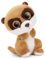 NICI GLUBSCHIS Kuscheltier Erdmännchen Speeky 15cm schlenkernd - Flauschiges Stofftier mit großen, niedlichen Glitzeraugen, Plüschtier für Schmusetierliebhaber - 49737
