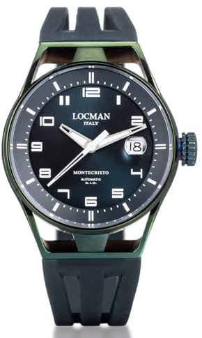 Locman Italy Herrenuhr Montecristo Automatik grün 41 mm Ref. 0541