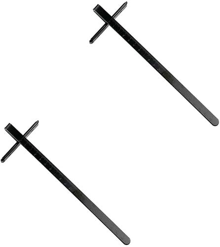 YUANJI 2PCS Circular Saw Rip Fence Guide Scale Ruler for Makita 160mm & 185mm SAWS