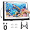 Zocelight A3 Light Pad for Diamond Painting Kit,4800Lux Super Bright 5mm Ultra Thin Diamond Art Light Board with Stand and Clip,3 Levels Dimming Light Box for Drawing,Sketching,Animation