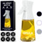 Pulverizador de aceite, accesorios de cocina freidora de aire, nebulizador líquido, pulverizador aceite spray, vaporizador profesional para chef (180 ml, colores avanzados: blanco)