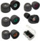 Luckvan Memory Foam Eartips for Sony WF-1000XM5 Earbuds Tips Replacement for WF-1000XM5 WF-1000XM4 Earbuds Fit in Case 4 Pairs Black, SNM501MB