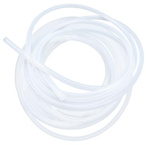 LAVMHAB Silikonschlauch 2mm x 4mm 6 Meter Länge, Lebensmitteltaugliche Schläuche Flexibler Schlauch Klar Wasser Luft Rohre für die Pumpe übertragen