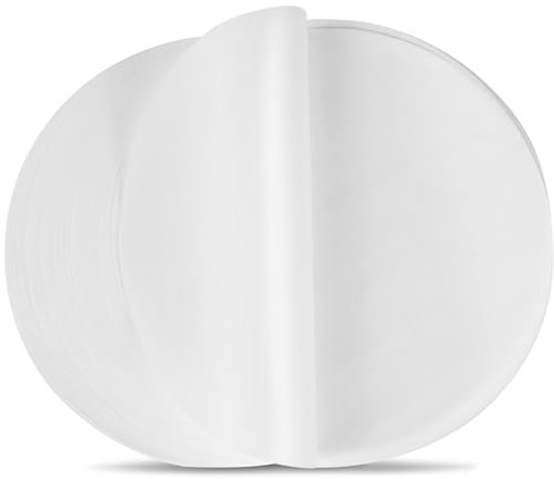 100 piezas redondas de papel pergamino, círculos de pergamino antiadherentes de 8 pulgadas, papel de pergamino de alta calidad para molde redondo para pasteles, molde desmontable, prensa de tortillas