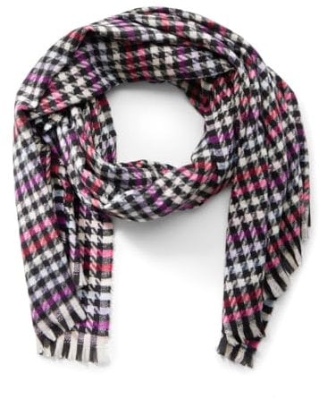 STREET ONE Damen A572484 Houndstooth Schal, Multicolor, A