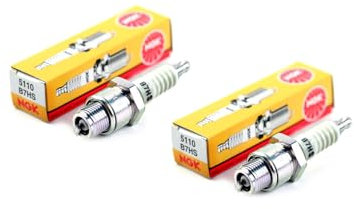 2x Zündkerze NGK B7HS Gewinde 14mm für Motorrad, Quad, Boot, Rasenmäher, Roller, ATV, Moped, PKW, Freischneider uvm.