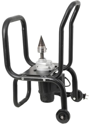 Lfhelper 2000W 420 U/min Elektrische Holzhackmaschine, Brennholzspalter Bohrkegel Holzspalter Bohrmaschine, Schraube Kegel Holz, 20 cm Häckselholzdurchmesser 