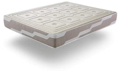 DORMISSIMO Latexmatratze 90X200 ORGANIK Natura Höhe 26 cm, Naturlatex und HR-Schaum