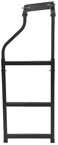 RIZGHWOY Heckklappe Leiter Einstellbarer Schritt Pickup LKW Heckfaltbares Schritt Leiter für Universelle Abholung - Langlebiges Eisenmaterial