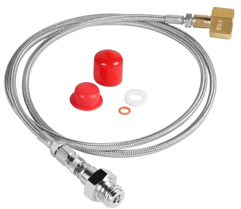 LALAGO Tubo Adattatore ad Alta Pressione per Grohe Blue Home Water Carbonators CO2, Tubo per Gasatore D'acqua Travaso da 60 Pollici Bombole di CO₂ da 1500 psi, Adatto di grandi dimensioni