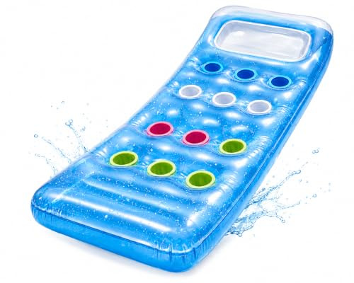 Materassino gonfiabile per piscina e spiaggia, giocattolo acquatico per adulti e bambini, amaca ad acqua