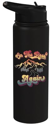 Wieder auf der Straße | Vintage-Stil-Familienreisen Stainless Steel Insulated Water Bottle