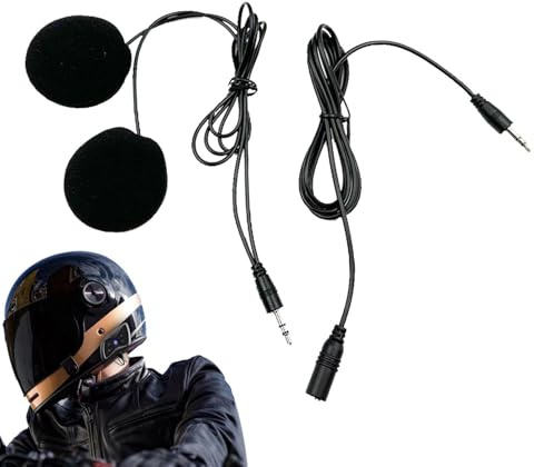 Motorcycle Helmet Speakers, Stereo Helmet Headset, Sports Supplies for Snowboarding, Dirtbike, Sportbike, Cycling & Snowmobile Enthusiasts