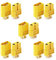 bubbacare 5 Paar (10 Stück) Premium XT60 XT-60 Stecker Buchse Weiblich Männlich Goldstecker Gelb Goldkontaktstecker von Mr.Stecker® Modellbau