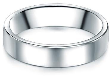 Trilani Anello a fascia da Uomo in Argento Sterling