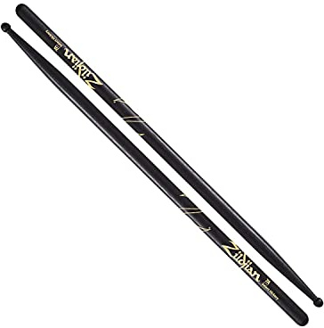 ZILDJIAN Z7AB baguette batterie 7A noir Hickory Series