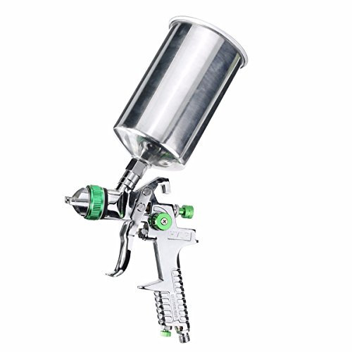 MASUNN 1.4Mm 1L Hvlp Gravity Feed Spray Gun Auto Paint Primer Metal Flake With Regulator