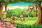 Hochwertige Fototapete - Affen im Urwald (Selbstklebende Vlies-Fototapete) 150 x 100 cm