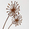 mucHome Gartenstecker Pusteblume Naturrost Metallstecker Dekostecker Blume Länge 75 cm