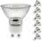 Simusi GU10 Halogen Light Bulbs, GU10 Bulbs 50W, 6 Pack Spotlight Bulbs AC 230V 50W, Light Bulbs Halogen Equivalent Energy 2 Pin 35° Beam Angle 2700K Dimmable Warm White