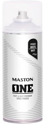 MASTON One Spuitlak Primer Wit 400 ml