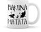 Hakuna Matata No Problems Tasse blanche Café Mug