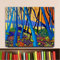 HWNU David Hockney Winterbäume Leinwandmalerei Moderne Leinwanddruck Poster Wandkunst Abstrakte Bilder Wohnzimmer Bürodekoration Rahmenlos (Color : No Frame, Size : 60x80cm (24X32in) 1pcs)