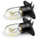 Ruiandsion 2pcs Z187 Lampadina a microonde 250V 20W Lampadina a microonde per lampada universale a microonde Forno a pera, bianco caldo