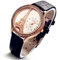 Avaner Damen Armbanduhr Analog Quarzwerk mit Leder Armband Strass Eiffelturm Weiß Avaner01P