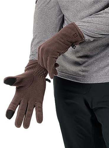 Jack Wolfskin Unisex REAL Stuff Glove Handschuh, red Earth, L