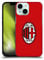 Head Case Designs Officially Licensed AC Milan Full Colour Red Crest Hard Back Case Compatible With Apple iPhone 13 Mini