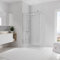 Schulte 2 panneaux muraux 100 x 255 cm, surface 5.1 m², épaisseur 3 mm, revêtement salle de bain douche, résistant aux rayures, parement béton, DécoDesign, livré avec adhésif double face