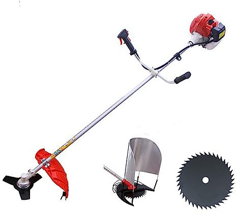 Desbrozadora de jardín de gasolina de 52 cc, kit de recortadora de línea, resistente, 1,75 KW, a gasolina, para hierba, arroz, cosecha de trigo, desbrozadora, cortadora, cortadora, herramientas