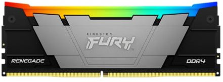 Kingston FURY Renegade RGB 8GB 3200MT/s DDR4 CL16 DIMM Memoria gamer para Ordenadores de sobremesa - KF432C16RB2A/8
