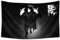 JOYUQUE Yea-t Tapisserie-Albumcover-Flaggen, coole Musikband-Poster, schwarzes Banner, 90 x 150 cm, für Studentenwohnheim, Dekoration, Wohnzimmer, Partys, Dekoration