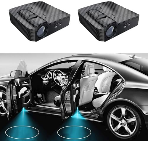 2 Stück Personalisierte Autotür Licht Projektor,Benutzerdefinierte Autotür Willkommen Licht Projektor LED Light, Autotür Willkommen LED Light für alle Auto