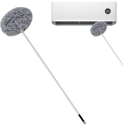 Limpiador de Ventilador de Techo, Plumero de Limpieza para Ventilador de Techo | Limpiador de Microfibra de Plumas largas,Plumero Lavable Flexible Reutilizable para Ventiladores, Muebles,