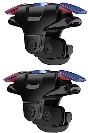 RORPOIR Gamecontroller Trigger aus Kunststoff, Schwarz, 1 Paar | Robuste Portable Tasten, Leichtes Zubehör, Beeinträchtigt Seitentasten Nicht, für Komfortableres Spielen Unterwegs