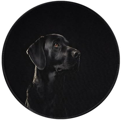 SYLALE Mauspad mit Hundemotiv, bedruckt, 20 cm, 4 Stück, Laptop-Mauspad, Computer-Mauspad, Gummi-Schreibtischunterlage